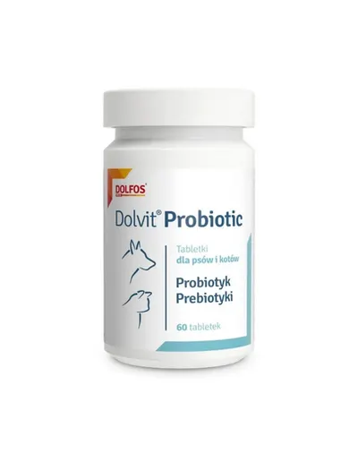 DOLFOS Dolvit Probiotic 60 tab. probiotic si prebiotic caini si pisici