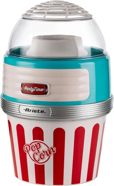 Mașină de făcut popcorn Ariete – Party Time 2957, 1100 W, albastră