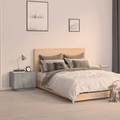 vidaXL Noptieră, gri sonoma, 100x35x40 cm, lemn prelucrat