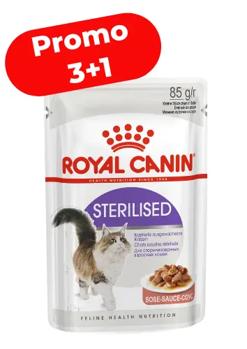 Royal Canin Felin Plic Sterilised 85 g Promo 3+1