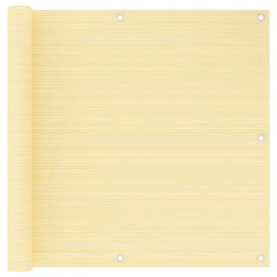 Gossi paravan de balcon, bej, 90x500 cm, hdpe