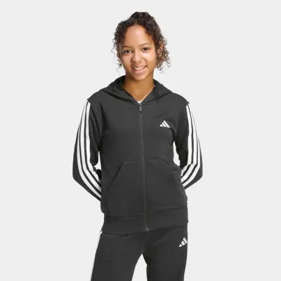 Hanorac cu glugă Educație fizică ADIDAS Negru Fete