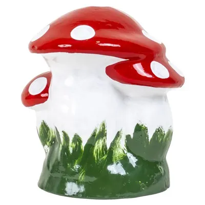 Ciuperca Decorativa Gradina, Latime 23 cm, Inaltime 26 cm, Ceramica