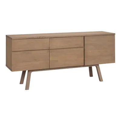 Comodă în culoare naturală din lemn de stejar 170x77x42 cm Cleardale – Rowico