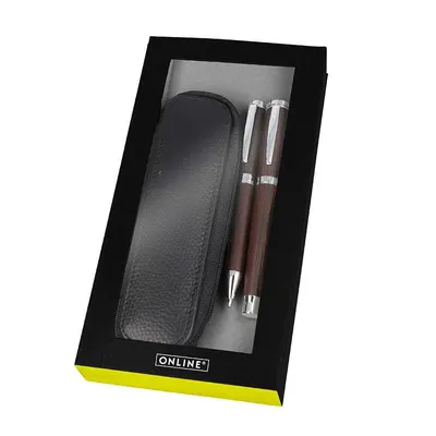 Set stilou și pix Online - Nature Style Blackwood