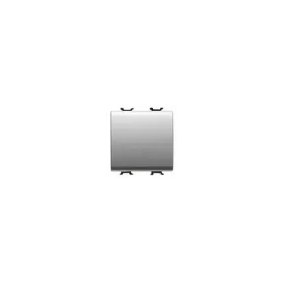 Intrerupator cap cruce 1P 250V ac - 16AX - NEUTRAL - 2 MODULES - TITANIUM - CHORUS