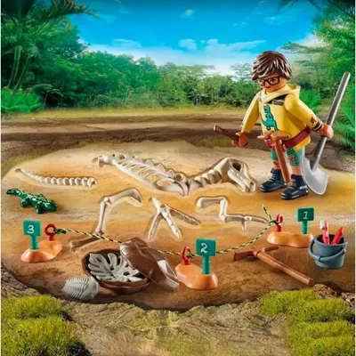 Set - Sapaturi arheologice - Schelet de dinozaur