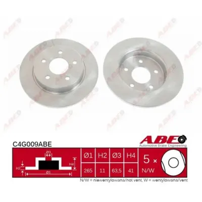Disc frana ABE C4G009ABE