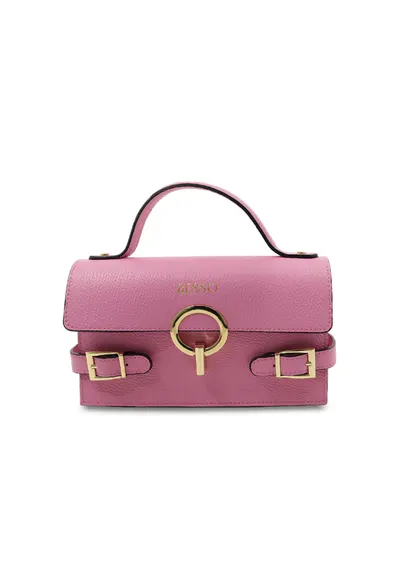 Geanta de mana din piele naturala Splendore Chic - Roz