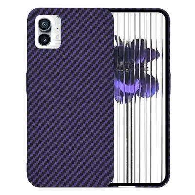 Husa pentru Nothing Phone (1), Techsuit, Carbonite FiberShell, Mov