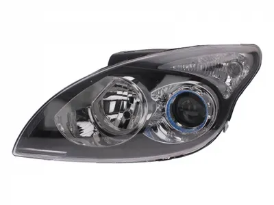 Far stanga (H1 H7, reglaj electric, fundal negru) HYUNDAI i30 2007-2010