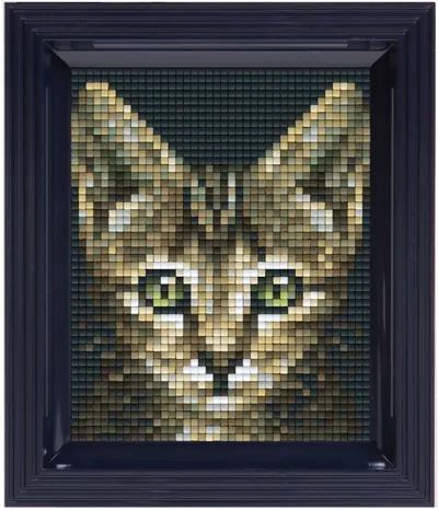 Set creativ cu cadru și pixeli Pixelhobby - Pisică, Pixel Classic