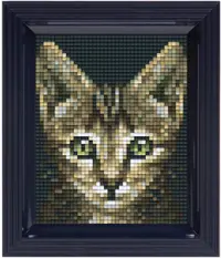 Set creativ cu cadru și pixeli Pixelhobby - Pisică, Pixel Classic