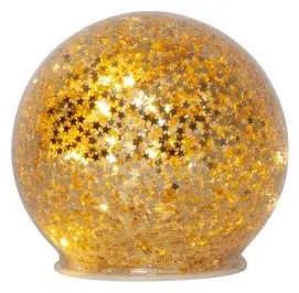 Lampă decorativă LED Eglo - Star Fall, glob luminos, 10 LED, auriu, 100 mm