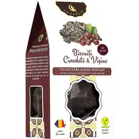 Biscuiti cu Ciocolata si Visine fara Zahar Adaugat 130g