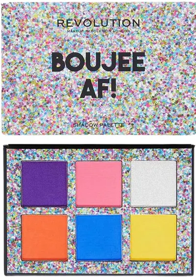 Makeup Revolution - Paletă de farduri Power Boujee AF, 6 culori