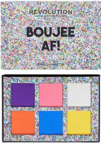 Makeup Revolution - Paletă de farduri Power Boujee AF, 6 culori