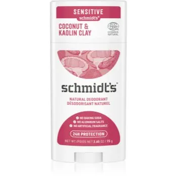 Schmidt's Coconut & Kaolin Clay deodorant stick 24 de ore