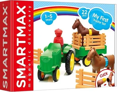 Set de construit pentru copii Smart Games - Primul meu tractoras