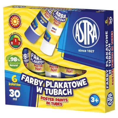 Acuarele tempera, Astra | 6x30 ml