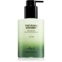 Haruharu Wonder Black Bamboo Daily Smoothing Body Oil Ulei de corp catifelat cu efect de nutritiv
