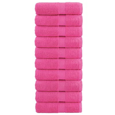 Gossi prosoape oaspeti premium solund 10 buc. roz 30x50 cm 600 gsm