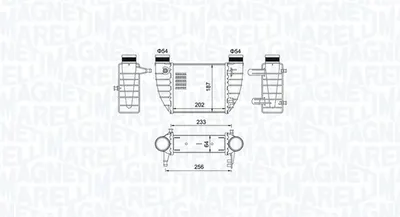 Compresor intercooler potrivit AUDI A4 B7; SEAT EXEO, EXEO ST 1.6 2.0 2.0D 11.04-05.13
