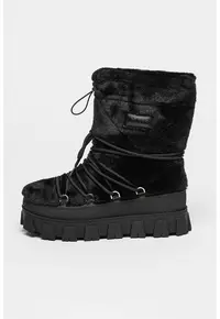 Ghete cu talpa wedge - Negru
