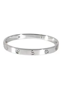 Bratara Argintie cu Cristale Zirconia - 20cm