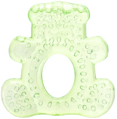 Inel gingival Lorelli Baby Care - Urs, Fresh green