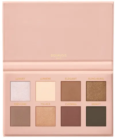 Bourjois Paletă de farduri de pleoape Gold Glamour, 001 Gold, 8 culori