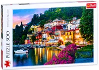 Puzzle Trefl din 500 de piese - Lacul Komo, Italia