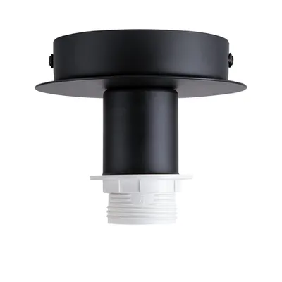 Corp TAVAN iluminat, Fenda E27 Luminita Plafonul, negru