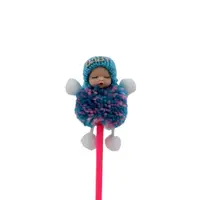 Creion figurină Bebeluș albastru 22 cm