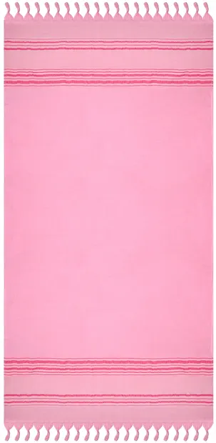 Prosop de plajă Rakla - Nicol, 100% bumbac, rose, 90 х 170 cm