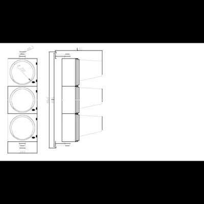 Semafor 3S2-TL-LED PC R G V