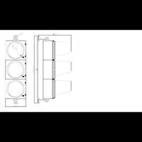 Semafor 3S2-TL-LED PC R G V