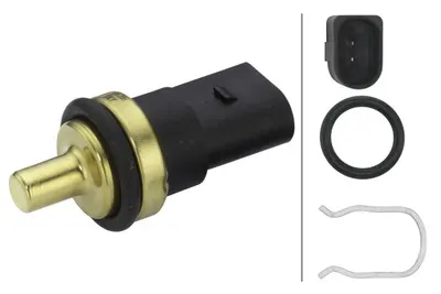 Senzor temperatura lichid racire (numar pini: 2, negru) potrivit AUDI A2, A3, A4 B5, A4 B7, A4 B8, A5, Q7; DODGE JOURNEY; JEEP COMPASS, PATRIOT; SEAT ALTEA, ALTEA XL, LEON 1.2-3.2 08.98