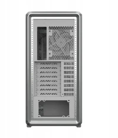Carcasa Cooler Master MasterFrame 600 Mesh, Midi Tower, Sticla securizata, 3 Ventilatoare ARGB incluse (Argintiu)
