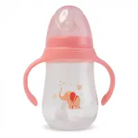 Biberon cu 2 Manere, 240ml - Roz