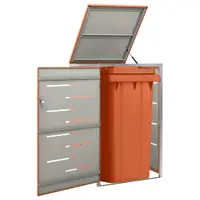 Gossi magazie pentru pubela unica, 69x77,5x112,5 cm, otel inoxidabil