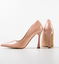 Pantofi cu toc Lindo Bej
