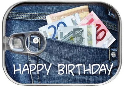 Felicitare in conseva Gespaensterwald - Happy Birthday Money