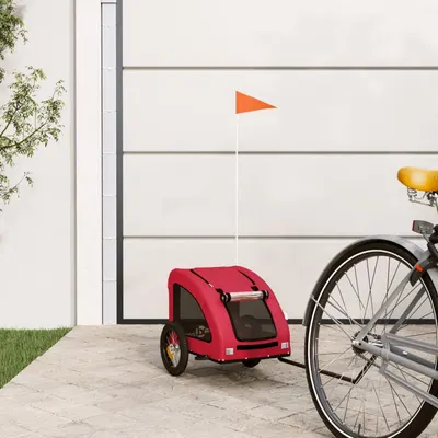 Gossi remorca de bicicleta animale companie, rosu, textil oxford/fier