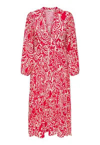 Camasa rochie dama 15308233 - Rosu - Rosu