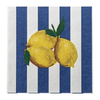 Șervețele 20 buc. din hârtie 33x33 cm Limone – Bloomingville