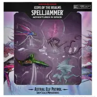 Miniaturi D&D Icons of the Realms Ship Scale - Astral Elf Patrol