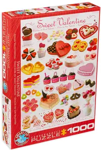 Puzzle Eurographics din 1000 de piese - Dulciuri pentru Sfant Valentin