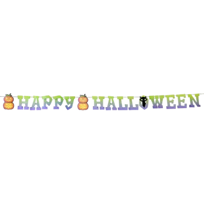 Ghirlanda happy halloween 350 cm