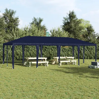 Gossi cort pentru petreceri albastru 8x4 m pe